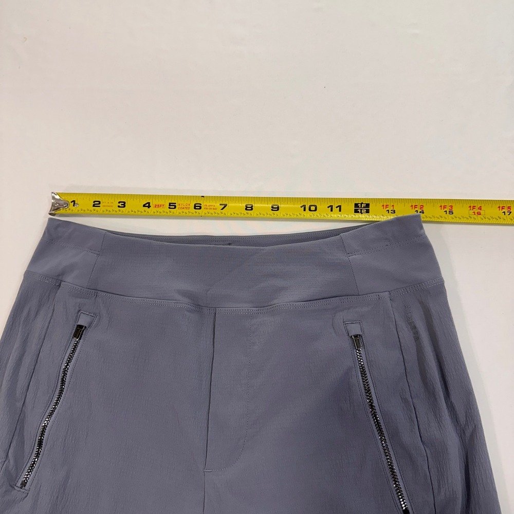 Athleta Brooklyn Ankle Pant Women 4 Blue Grey Zip Pockets | Gorpcore Athleisure - Picture 5 of 7
